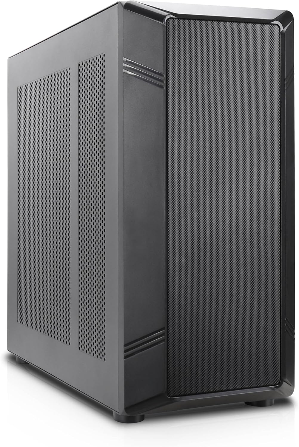 The Rosewill Helium NAS ATX mid-tower is a budget-friendly case built with storage in mind. It fits a standard ATX motherboard, has space for 10 hard drives as well as room for HBAs or SATA expanders. For a DIY NAS this case lots of room for growth without paying server-chassis prices.