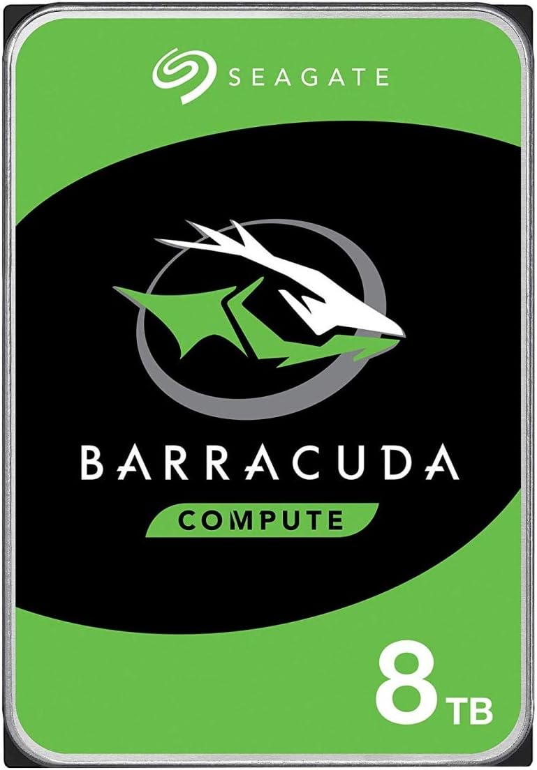 Seagate BarraCuda Internal Hard Drive 8TB Right now one of the best price per GB you can find. Also has a 2-year warranty.