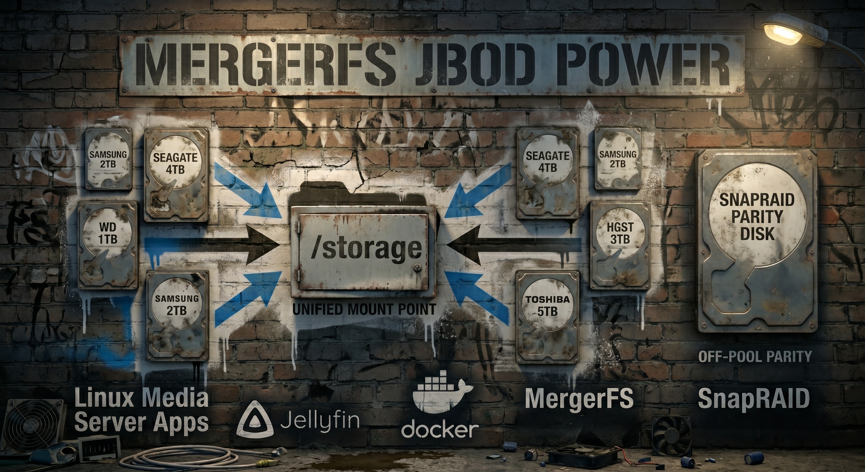 Build Your Own NAS Storage with MergerFS (2026 Guide)
