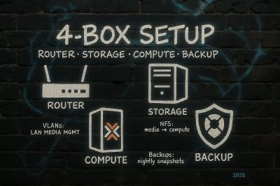 Featured image of post Media Server Hardware Guide (2025): The 4-Box Setup That Just Works