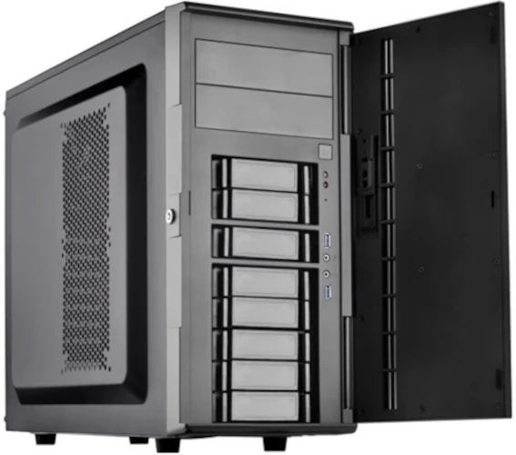 SilverStone CS380B 45 Degree View