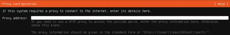 Ubuntu Select Proxy