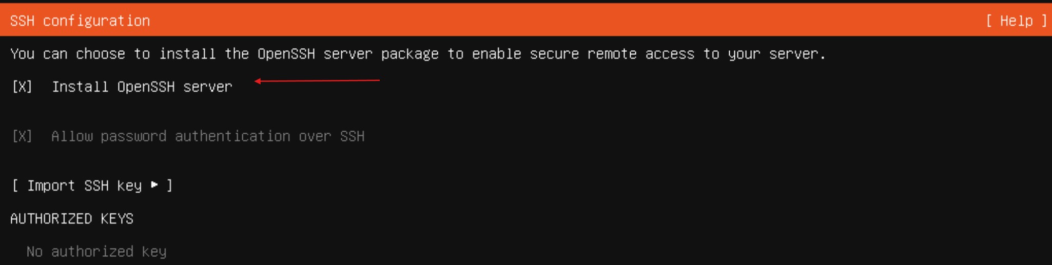 Ubuntu SSH Install
