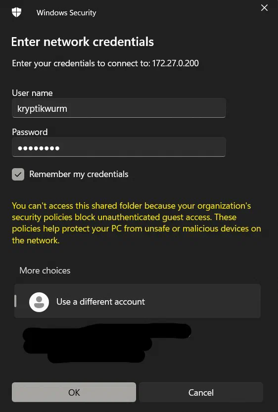 Windows Authenticate
