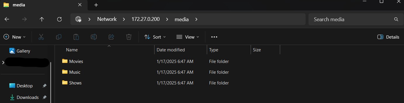 The SMB shares within Windows